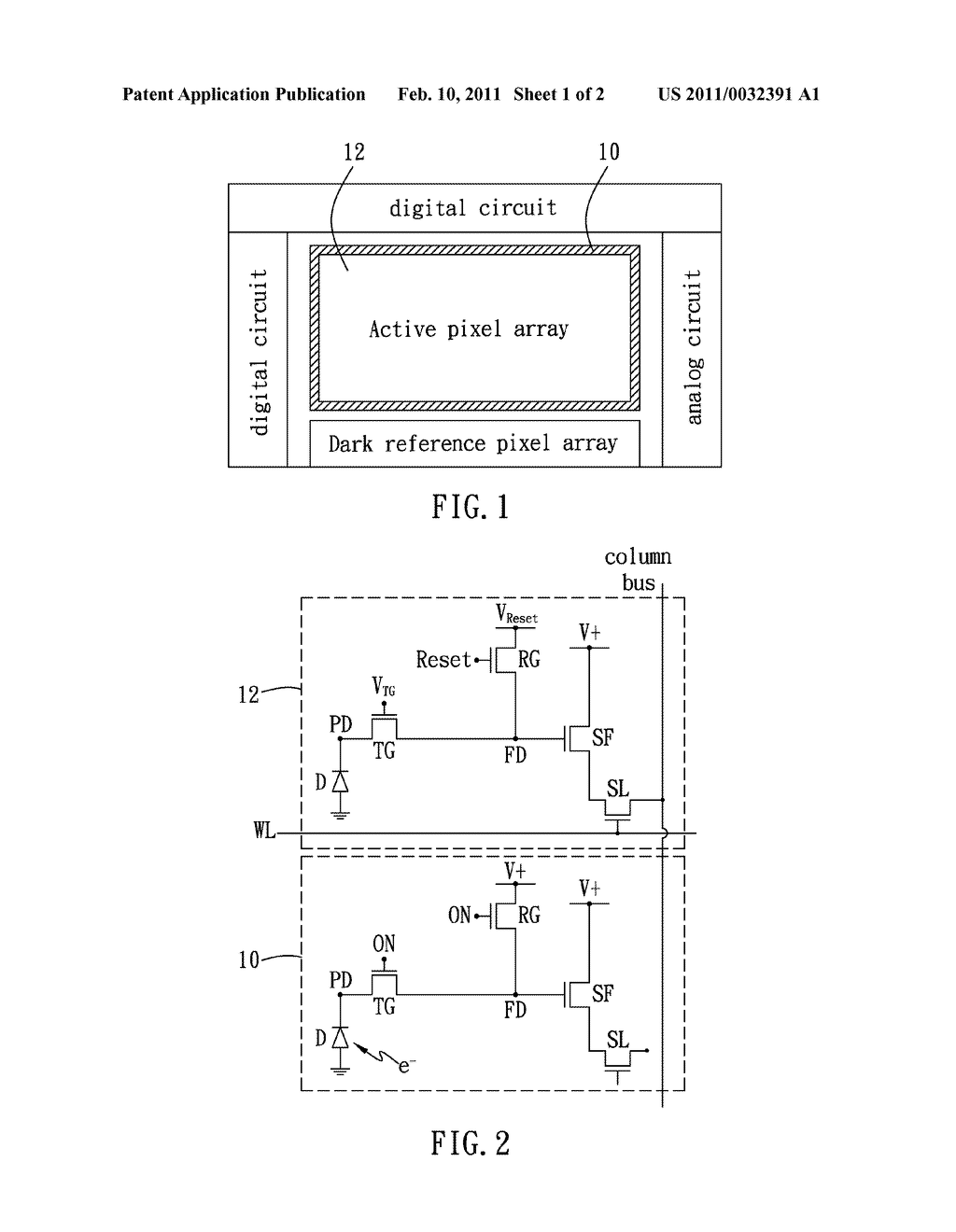 Image Sensor with Peripheral Dummy Pixels - diagram, schematic, and image 02