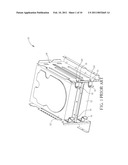 STRAP MECHANISM FOR DRAWING AN ELECTRONIC DEVICE FROM A CAGE diagram and image