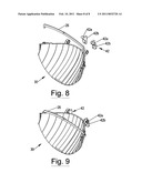 High and low beam headlamp with a pivoting multifaceted reflector diagram and image