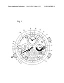 WATCH WITH TIME ZONE DISPLAY diagram and image