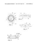 WRIST MOUNTED WATCHCASE HAVING SEPARABLE MAIN BODY AND SURROUNDING PROTECTIVE FRAME AND WRISTWATCH INCORPORATING SAME diagram and image