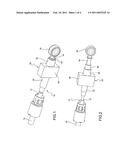 DEVICE FOR DISCONNECTING AND RECONNECTING AUTOMATICALLY TWO ADJACENT LENGTHS OF AN ELONGATED MECHANICAL TRANSMISSION MEMBER, SUCH AS A PUSH-PULL CABLE, A ROD OR A BAR, PARTICULARLY FOR USE IN MOTOR VEHICLES diagram and image