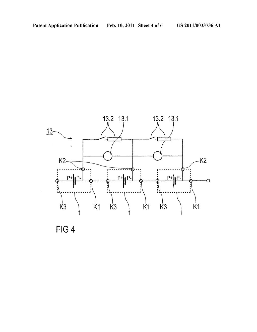 Battery with a Plurality of Individual Cells - diagram, schematic, and image 05