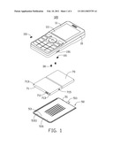 PORTABLE ELECTRONIC DEVICE WITH SPARE BATTERY diagram and image