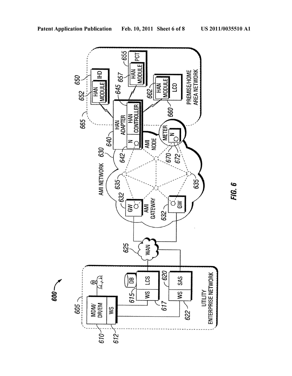 Methods and Apparatus Related to an Adapter Between a Premise Network and an Advanced Metering Infrastructure (AMI) Network - diagram, schematic, and image 07