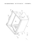 CONTAINER ASSEMBLY HAVING REMOVABLE EXTERIOR SHELF STRUCTURES diagram and image