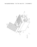 CONTAINER ASSEMBLY HAVING REMOVABLE EXTERIOR SHELF STRUCTURES diagram and image