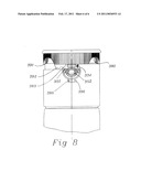 ROTARY DRIVE SPRINKLER WITH FLOW CONTROL AND SHUT OFF VALVE IN NOZZLE HOUSING diagram and image