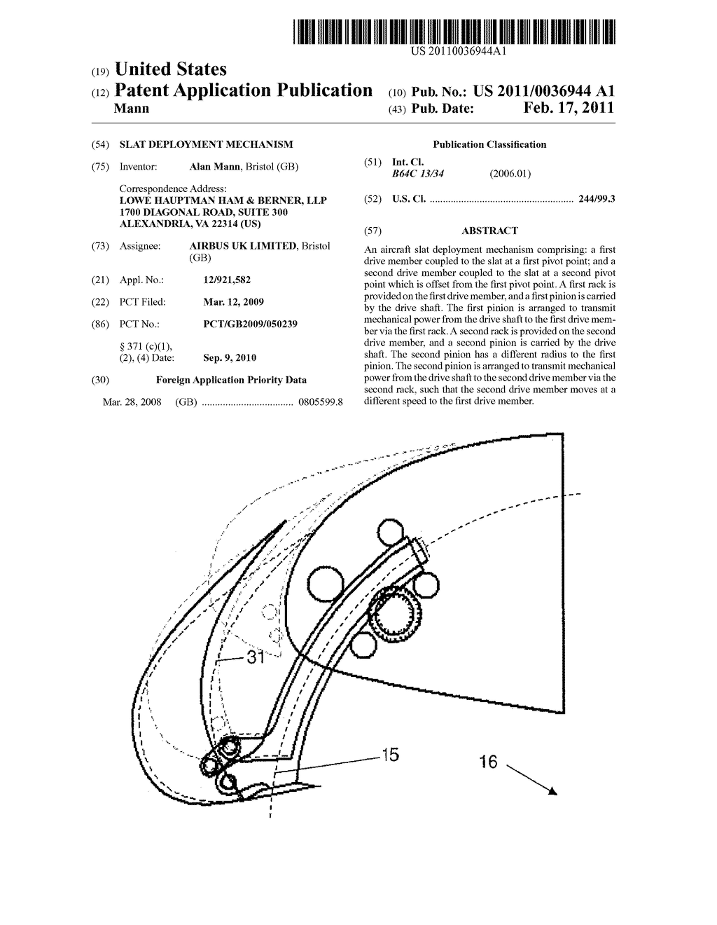 SLAT DEPLOYMENT MECHANISM - diagram, schematic, and image 01