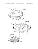 LED PACKAGE WITH CONTRASTING FACE diagram and image