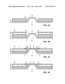 SEMICONDUCTOR CHIP ASSEMBLY WITH BUMP/BASE HEAT SPREADER AND CAVITY IN BUMP diagram and image