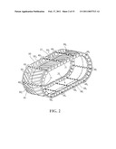 SEGMENTED OR OTHER ELASTOMERIC ENDLESS TRACK FOR TRACTION OF A VEHICLE diagram and image