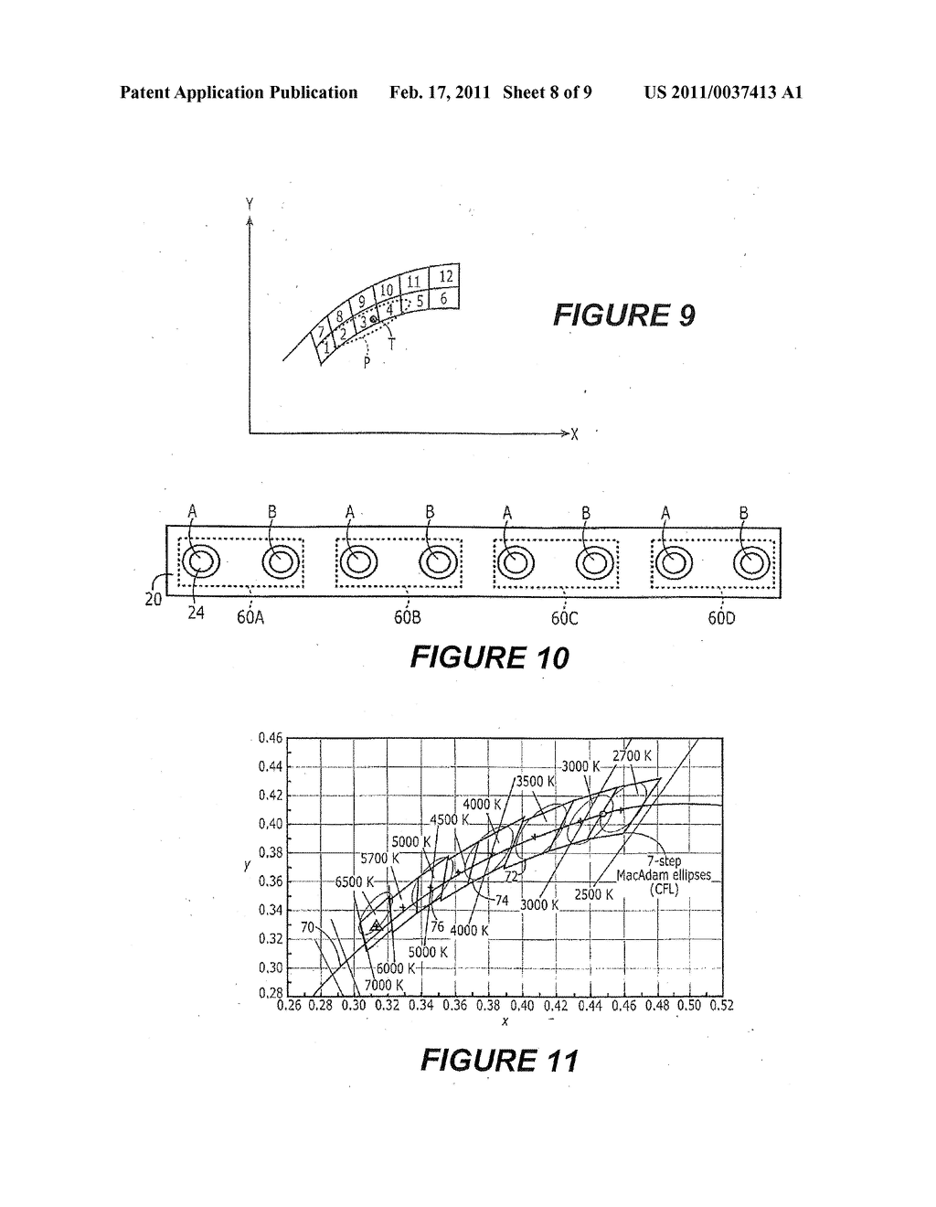 Solid State Lighting Devices Including Light Mixtures - diagram, schematic, and image 09