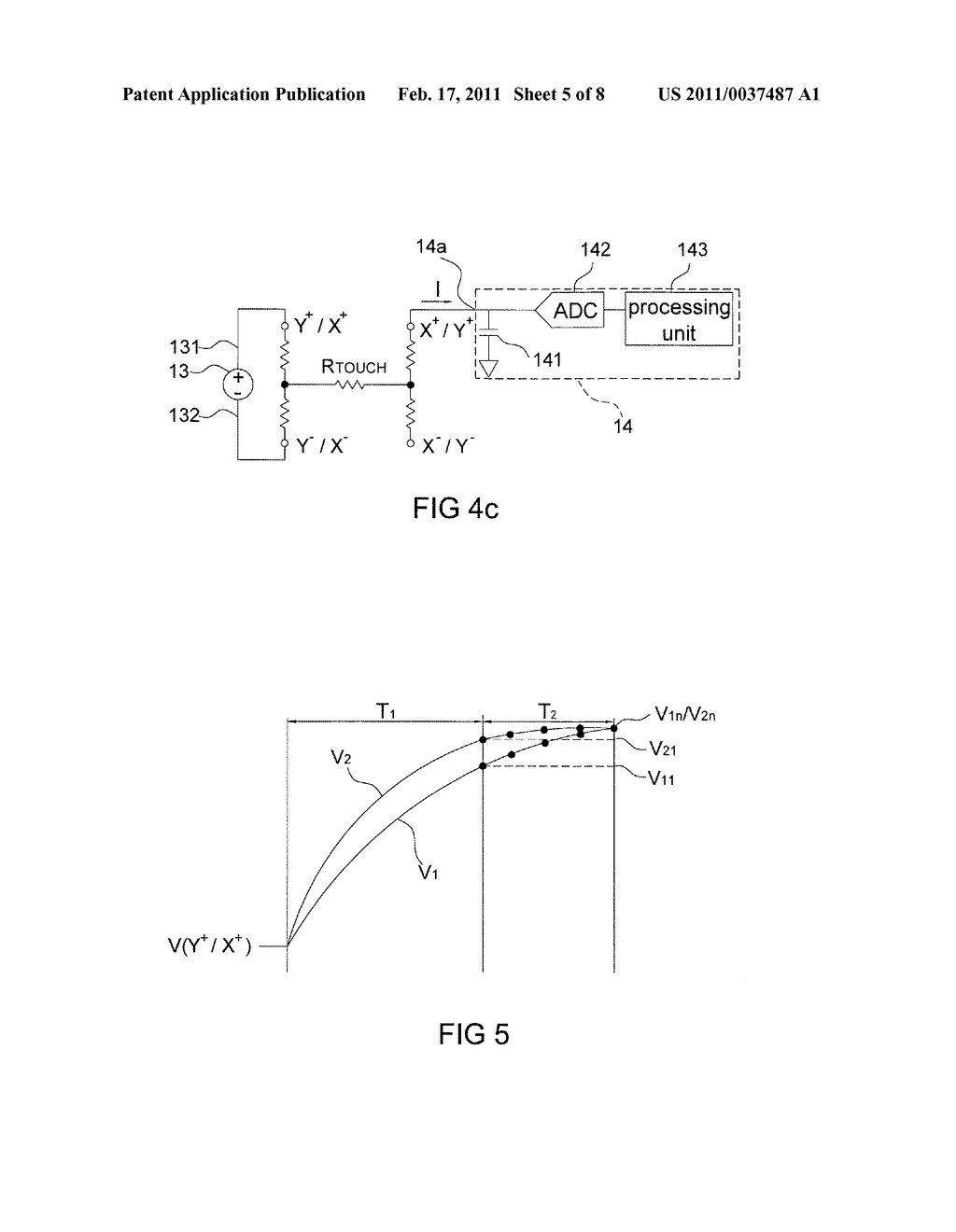 METHOD FOR DETECTING PRESSURE ON TOUCH SENSING ELEMENT AND ELECTRONIC DEVICE USING THE SAME - diagram, schematic, and image 06
