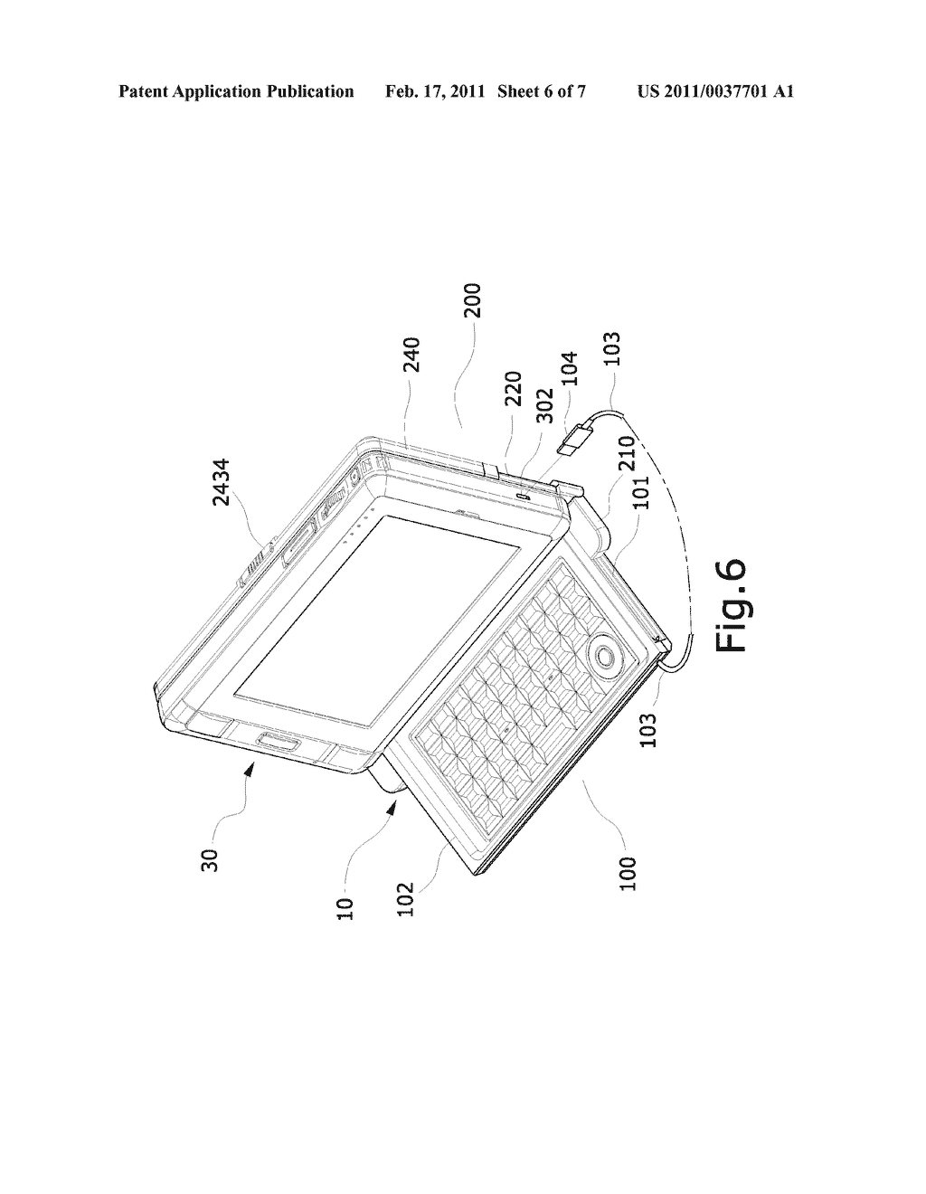 STRUCTURE OF KEYBOARD COMBINABLE WITH ELECTRONIC DEVICE - diagram, schematic, and image 07