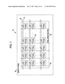 Display device, method for correcting luminance degradation, and electronic apparatus diagram and image