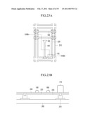 LIQUID CRYSTAL DISPLAY INCLUDING A SPACER ELEMENT AND METHOD FOR FABRICATING THE SAME diagram and image