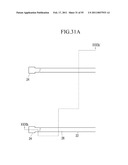 LIQUID CRYSTAL DISPLAY INCLUDING A SPACER ELEMENT AND METHOD FOR FABRICATING THE SAME diagram and image