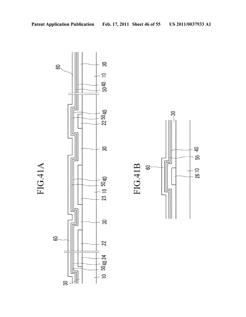 LIQUID CRYSTAL DISPLAY INCLUDING A SPACER ELEMENT AND METHOD FOR FABRICATING THE SAME - diagram, schematic, and image 47