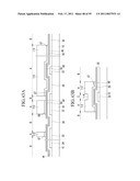 LIQUID CRYSTAL DISPLAY INCLUDING A SPACER ELEMENT AND METHOD FOR FABRICATING THE SAME diagram and image