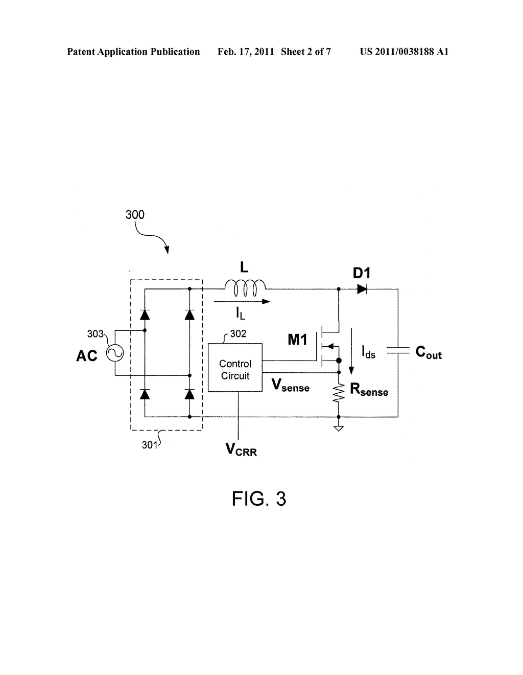 Continuous Conduction Mode Power Factor Correction Circuit With Reduced Sensing Requirements - diagram, schematic, and image 03