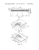 STRUCTURE WITH AN INTEGRATED CIRCUIT AND A SILICON CONDENSER MICROPHONE MOUNTED ON A SINGLE SUBSTRATE AND METHOD FOR MANUFACTURING THE SAME diagram and image