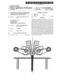 METHOD FOR ATTACHING A BOOKCOVER TO GLUE-COATED OUTSIDE SURFACES OF A BOOK BLOCK TO BE ENCASED diagram and image