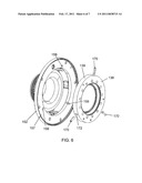 VARIABLE NOZZLE FOR A TURBOCHARGER, HAVING NOZZLE RING LOCATED BY RADIAL MEMBERS diagram and image