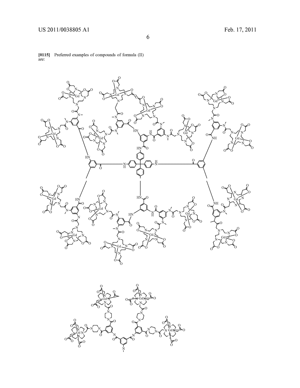 COMPOUNDS COMPRISING PARAMAGNETIC CHELATES ARRANGED AROUND A CENTRAL CORE AND THEIR USE IN MAGNETO RESONANCE IMAGING AND SPECTROSCOPY - diagram, schematic, and image 07