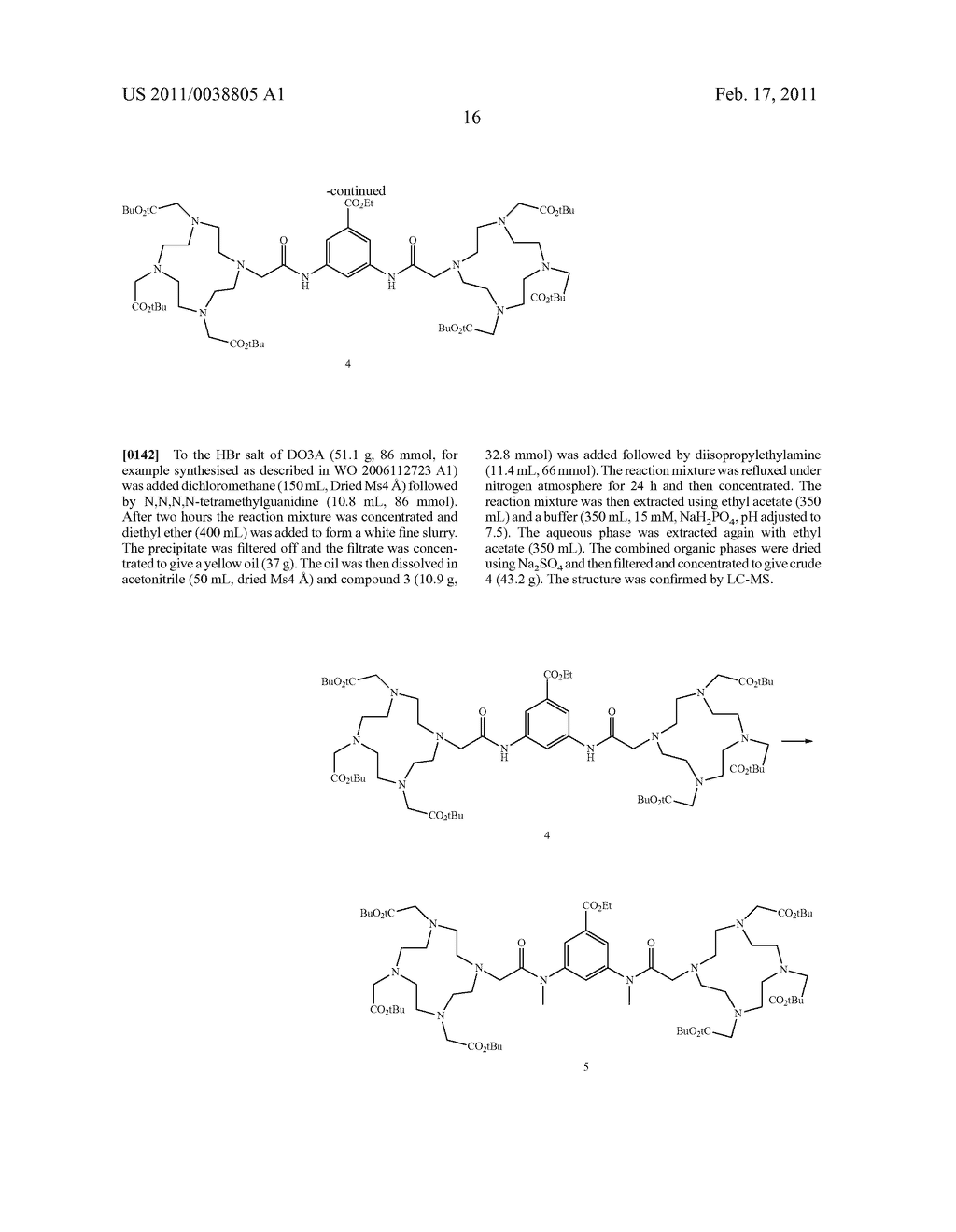 COMPOUNDS COMPRISING PARAMAGNETIC CHELATES ARRANGED AROUND A CENTRAL CORE AND THEIR USE IN MAGNETO RESONANCE IMAGING AND SPECTROSCOPY - diagram, schematic, and image 17