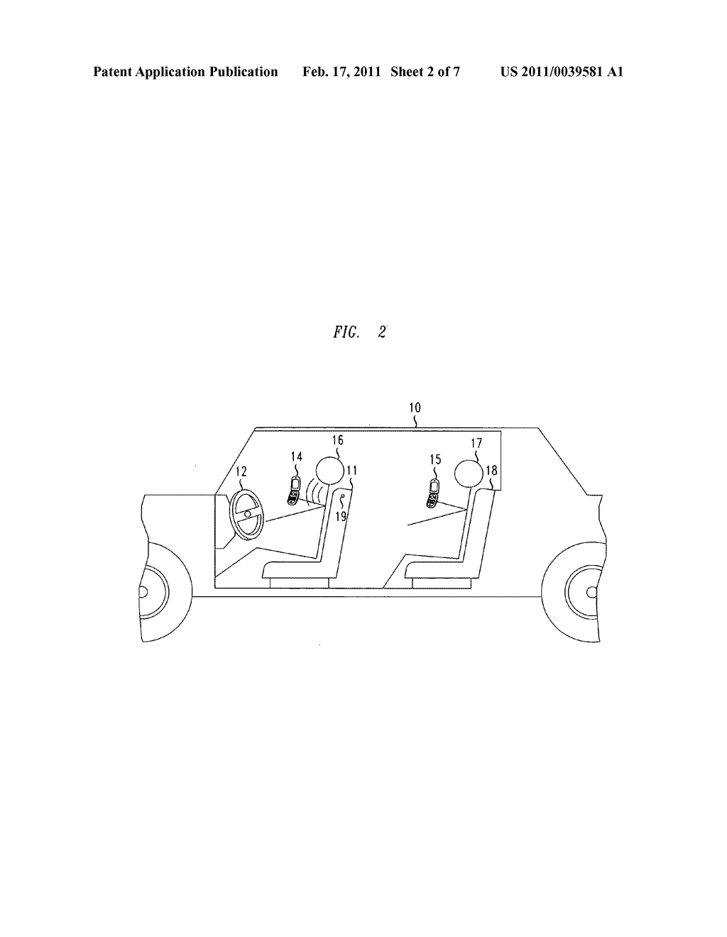 Method and apparatus for restricting the use of a mobile telecommunications device by a vehicle's driver - diagram, schematic, and image 03