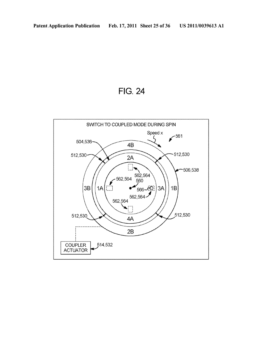 GAMING SYSTEM, DEVICE AND METHOD INVOLVING A PLURALITY OF ROTORS INTERCHANGEABLY OPERABLE IN A DECOUPLED MODE AND A COUPLED MODE - diagram, schematic, and image 26