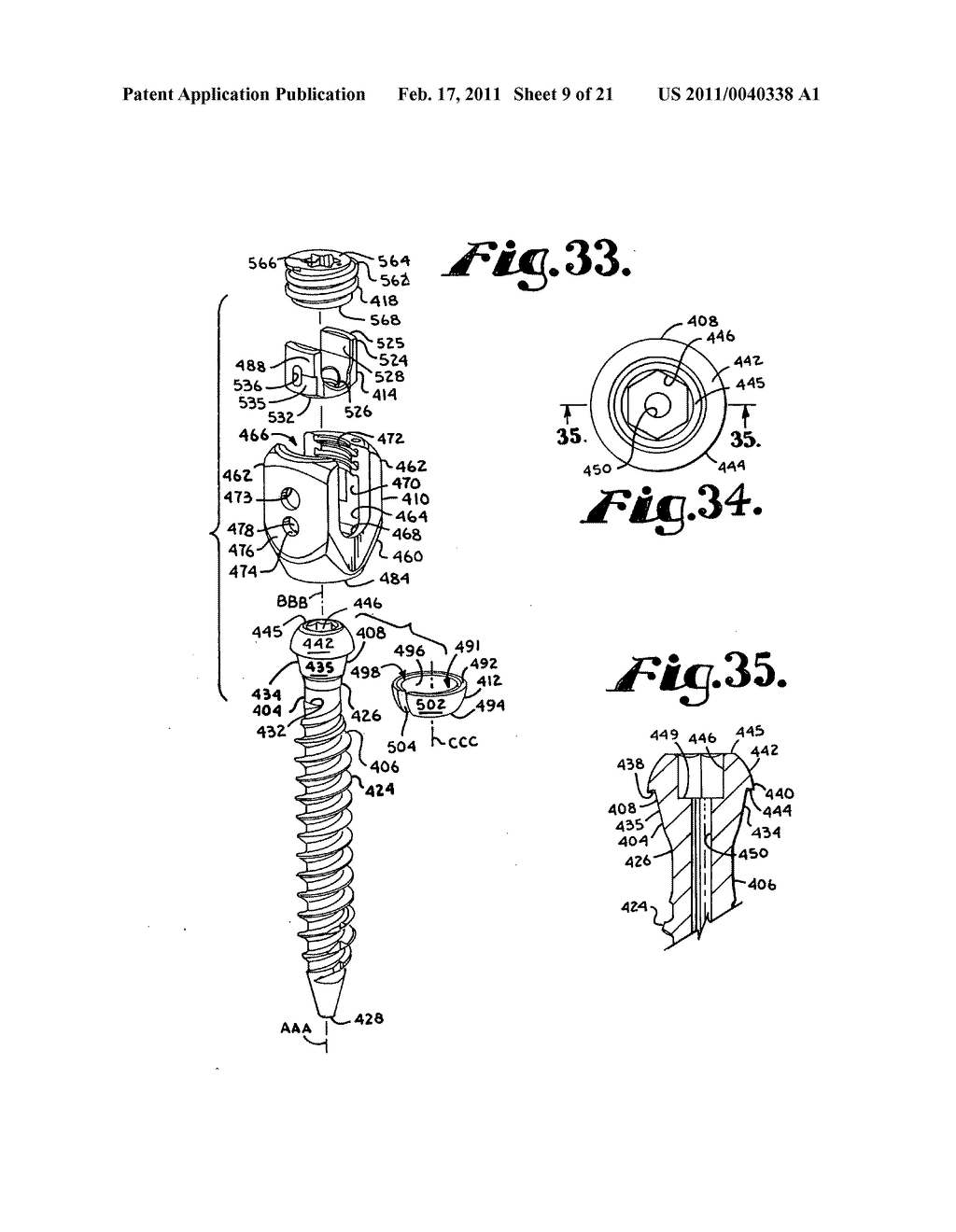 Polyaxial bone anchor having an open retainer with conical, cylindrical or curvate capture - diagram, schematic, and image 10