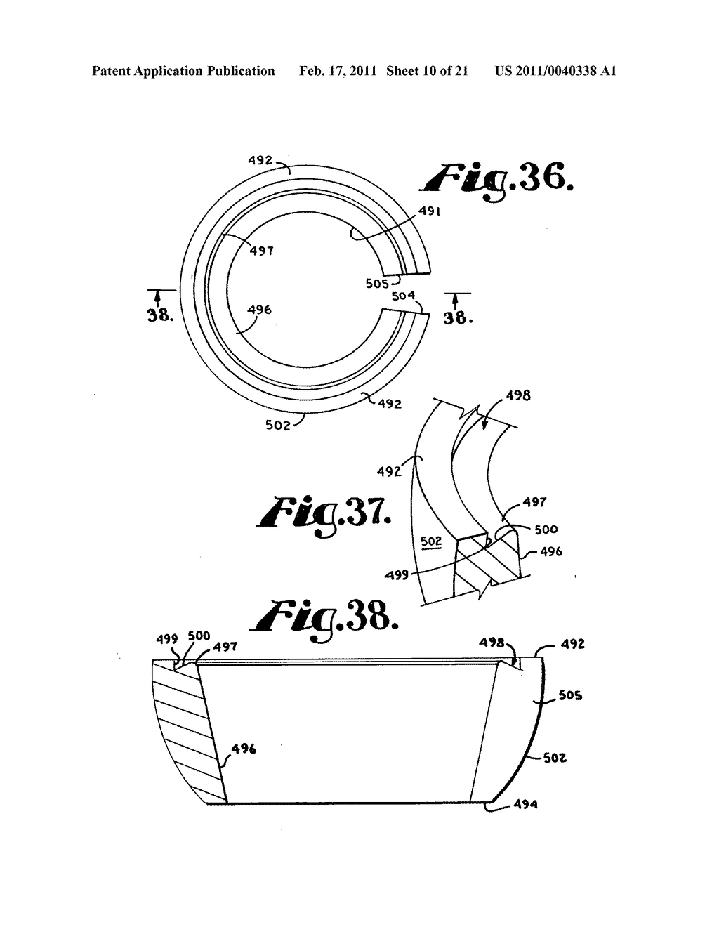 Polyaxial bone anchor having an open retainer with conical, cylindrical or curvate capture - diagram, schematic, and image 11