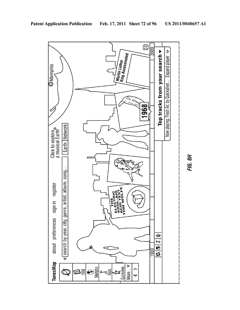 Temporal and Geographic Presentation and Navigation of Linked Cultural, Artistic, and Historic Content - diagram, schematic, and image 73