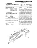 SELF LOADING UTILITY KNIFE diagram and image