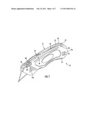 SELF LOADING UTILITY KNIFE diagram and image