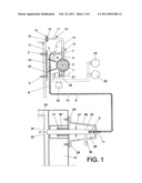 CLOSURE DEVICE FOR MAN-DOORS IN OVERHEAD GARAGE DOORS diagram and image