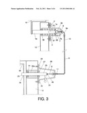 CLOSURE DEVICE FOR MAN-DOORS IN OVERHEAD GARAGE DOORS diagram and image