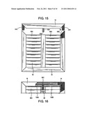 INTEGRATED STORM SHUTTER INCLUDING LATCH PIN CORNER CONNECTION AND/OR CENTER LOUVER SUPPORT RAIL diagram and image