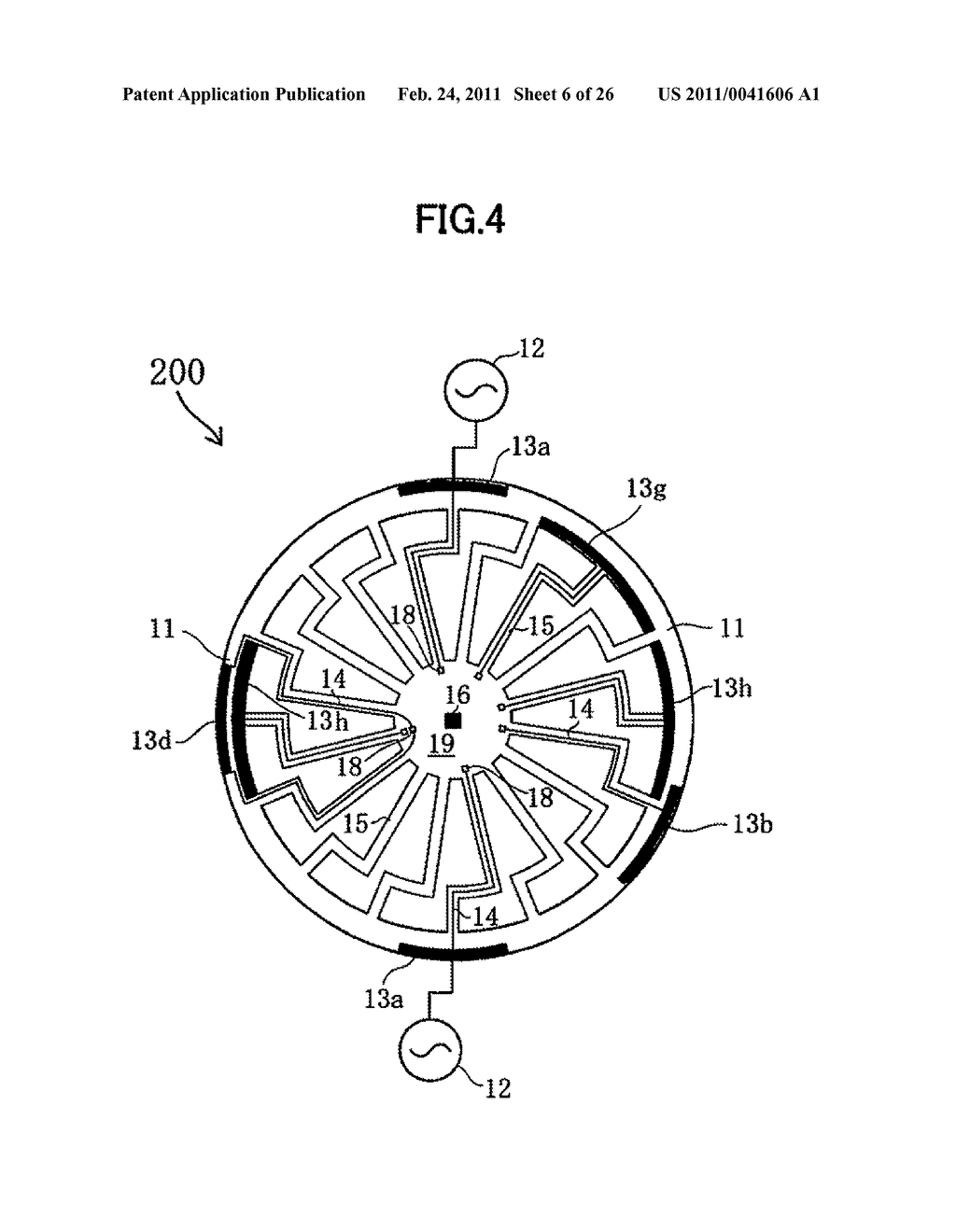 VIBRATORY GYROSCOPE USING PIEZOELECTRIC FILM - diagram, schematic, and image 07