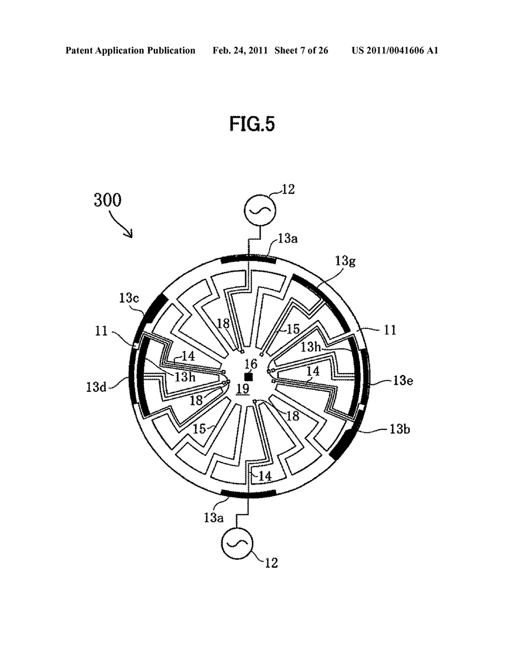 VIBRATORY GYROSCOPE USING PIEZOELECTRIC FILM - diagram, schematic, and image 08