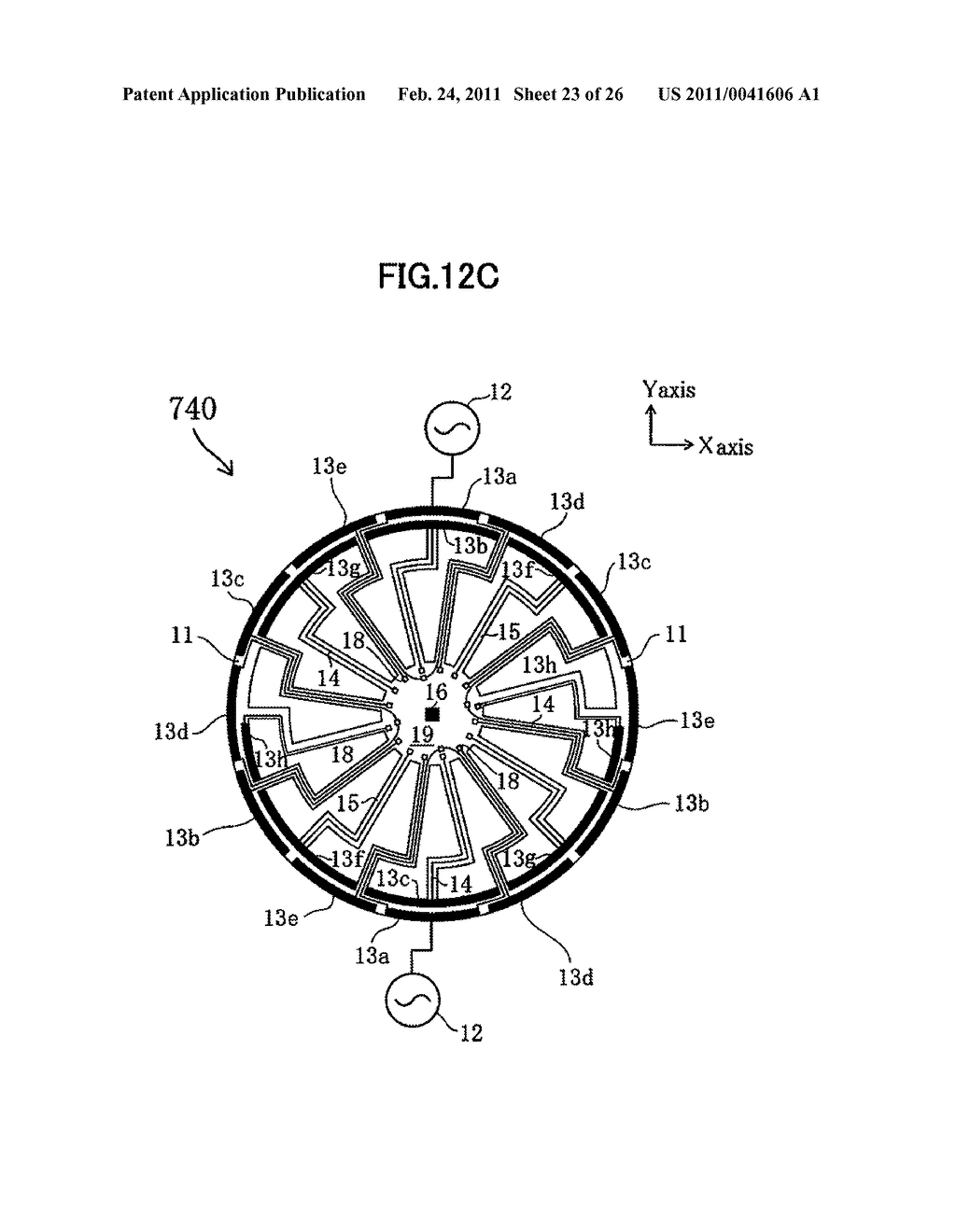 VIBRATORY GYROSCOPE USING PIEZOELECTRIC FILM - diagram, schematic, and image 24