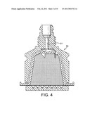 CAPSULE FOR THE PREPARATION OF A COFFEE EXTRACT HAVING A STRUCTURE FACILITATING PERFORATION FOR INJECTION OF WATER diagram and image