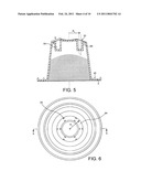 CAPSULE FOR THE PREPARATION OF A COFFEE EXTRACT HAVING A STRUCTURE FACILITATING PERFORATION FOR INJECTION OF WATER diagram and image