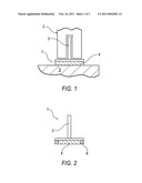 Fastening element for fastening to a base body and method for fastening said fastening element diagram and image