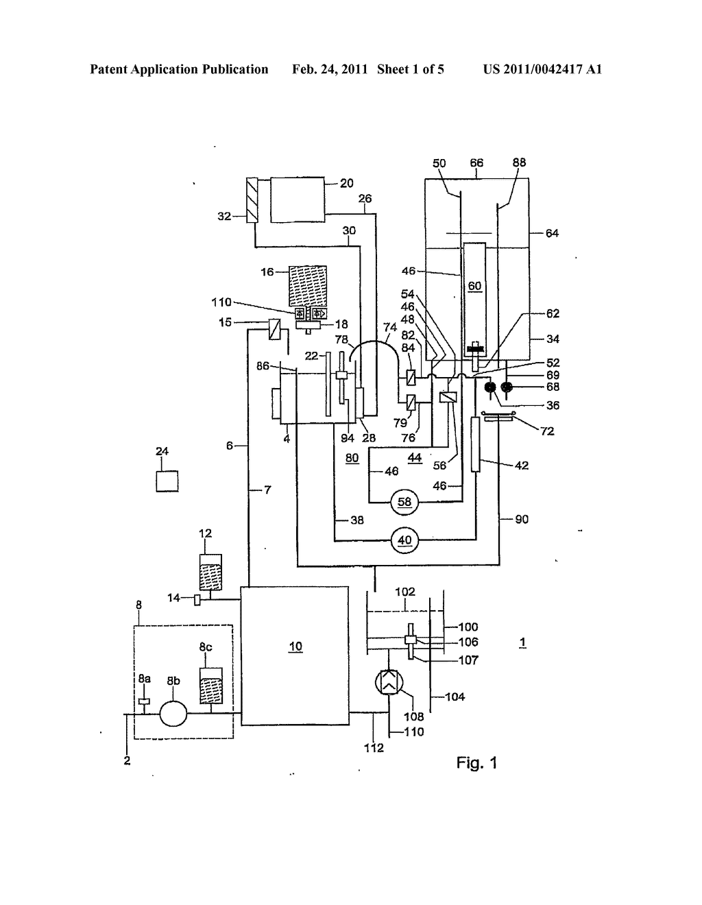 WATER SUPPLY APPARATUS AND CLEANING SYSTEM FOR CLEANING THE WATER SUPPLY APPARATUS - diagram, schematic, and image 02