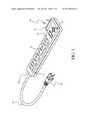 EXTENSION CORD WITH WIRELESS TIMING FUNCTION diagram and image