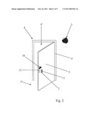 DEVICE FOR ENTRY DETECTION AND RECOGNITION OF TRANSPONDER BADGES, SURVEILLANCE SYSTEM COMPRISING IT, AND PROCESS FOR SURVEILLANCE IMPLEMENTED BY SAID SYSTEM diagram and image