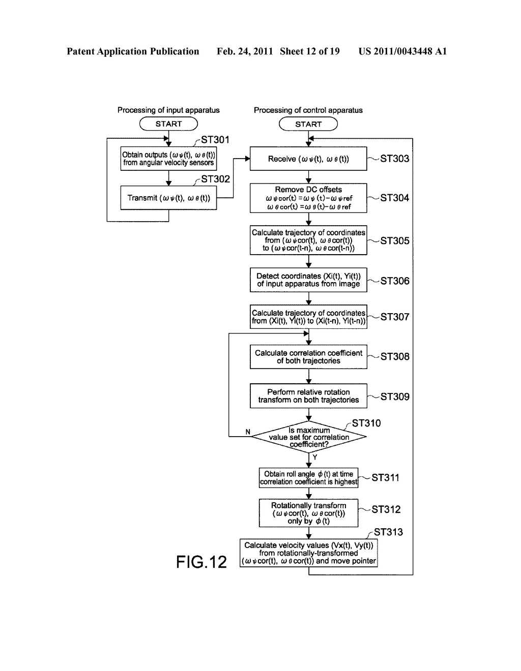 OPERATION INPUT SYSTEM, CONTROL APPARATUS, HANDHELD APPARATUS, AND OPERATION INPUT METHOD - diagram, schematic, and image 13